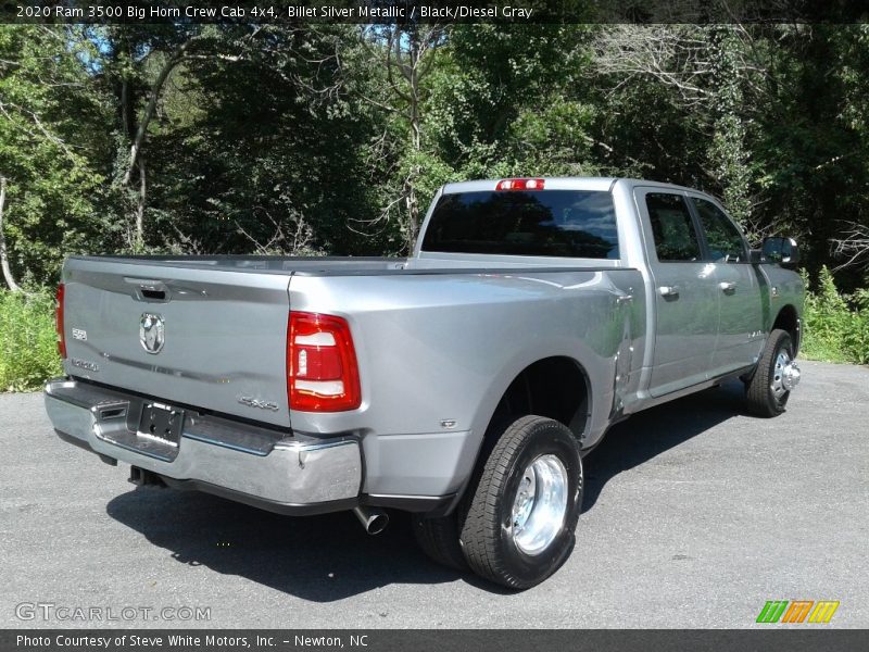 Billet Silver Metallic / Black/Diesel Gray 2020 Ram 3500 Big Horn Crew Cab 4x4