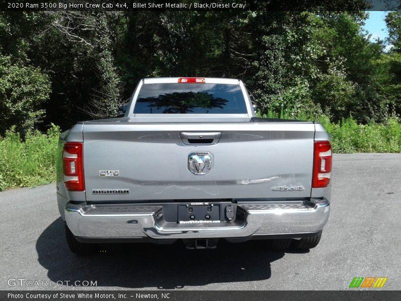 Billet Silver Metallic / Black/Diesel Gray 2020 Ram 3500 Big Horn Crew Cab 4x4