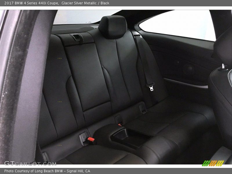 Glacier Silver Metallic / Black 2017 BMW 4 Series 440i Coupe