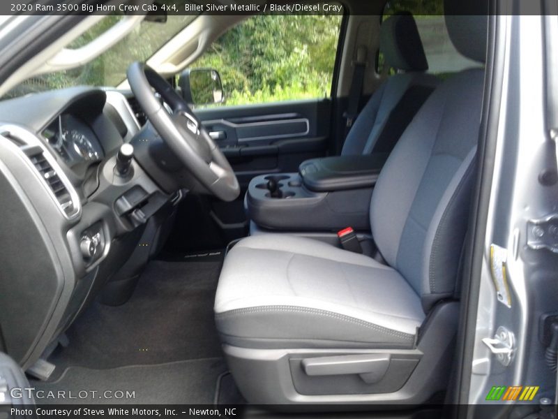 Billet Silver Metallic / Black/Diesel Gray 2020 Ram 3500 Big Horn Crew Cab 4x4