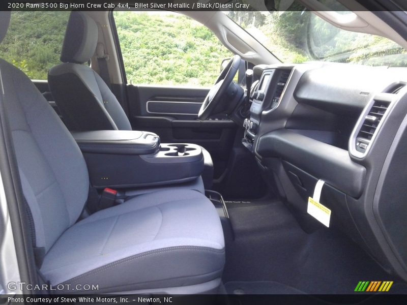 Billet Silver Metallic / Black/Diesel Gray 2020 Ram 3500 Big Horn Crew Cab 4x4