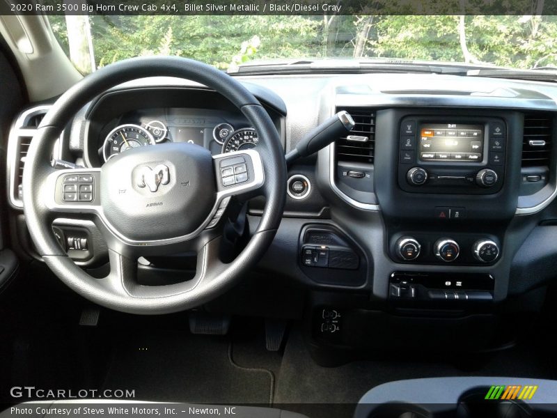 Billet Silver Metallic / Black/Diesel Gray 2020 Ram 3500 Big Horn Crew Cab 4x4