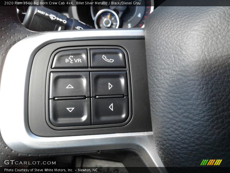 Billet Silver Metallic / Black/Diesel Gray 2020 Ram 3500 Big Horn Crew Cab 4x4