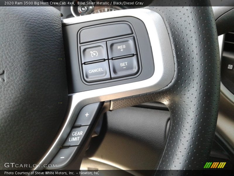 Billet Silver Metallic / Black/Diesel Gray 2020 Ram 3500 Big Horn Crew Cab 4x4