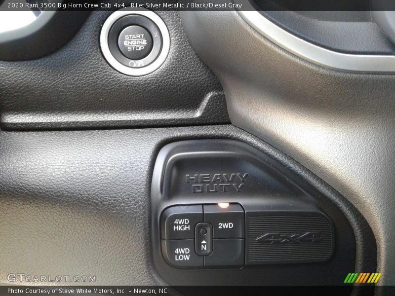 Billet Silver Metallic / Black/Diesel Gray 2020 Ram 3500 Big Horn Crew Cab 4x4