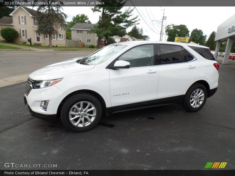 Summit White / Jet Black 2018 Chevrolet Equinox LT AWD