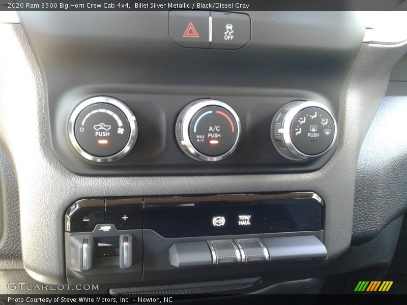 Billet Silver Metallic / Black/Diesel Gray 2020 Ram 3500 Big Horn Crew Cab 4x4