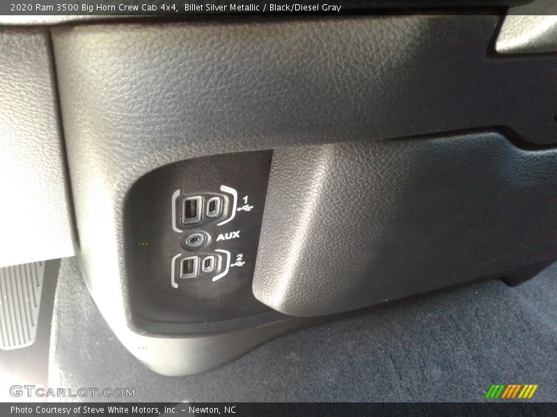 Billet Silver Metallic / Black/Diesel Gray 2020 Ram 3500 Big Horn Crew Cab 4x4