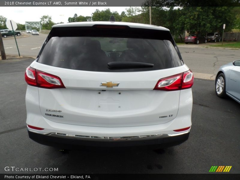 Summit White / Jet Black 2018 Chevrolet Equinox LT AWD