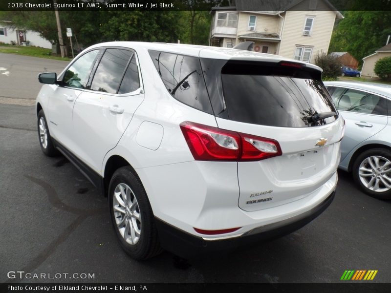 Summit White / Jet Black 2018 Chevrolet Equinox LT AWD