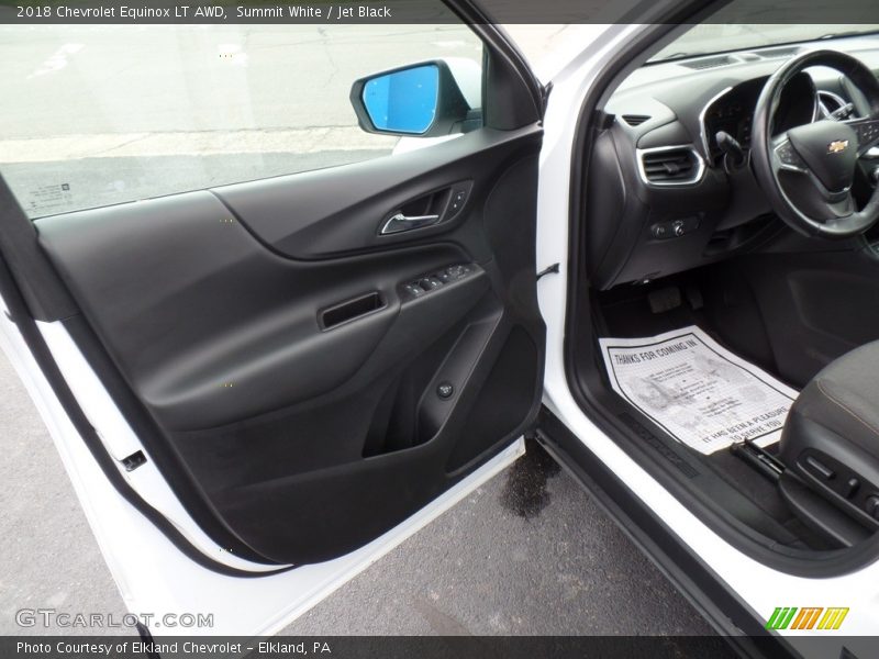 Summit White / Jet Black 2018 Chevrolet Equinox LT AWD