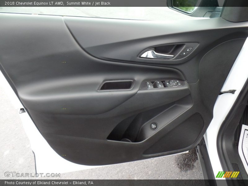 Summit White / Jet Black 2018 Chevrolet Equinox LT AWD