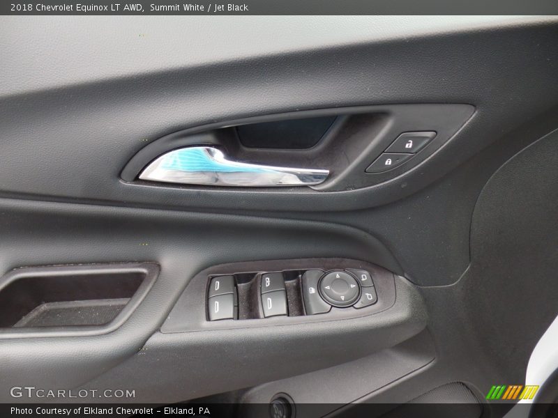 Summit White / Jet Black 2018 Chevrolet Equinox LT AWD