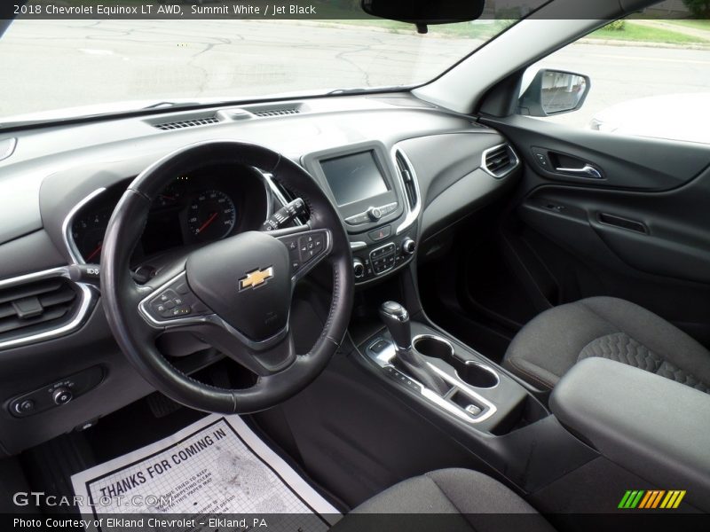 Summit White / Jet Black 2018 Chevrolet Equinox LT AWD