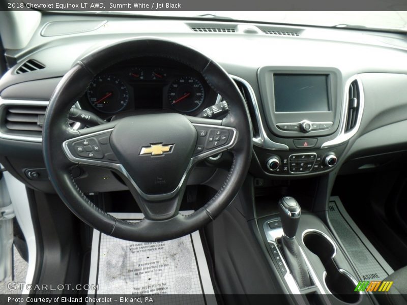 Summit White / Jet Black 2018 Chevrolet Equinox LT AWD