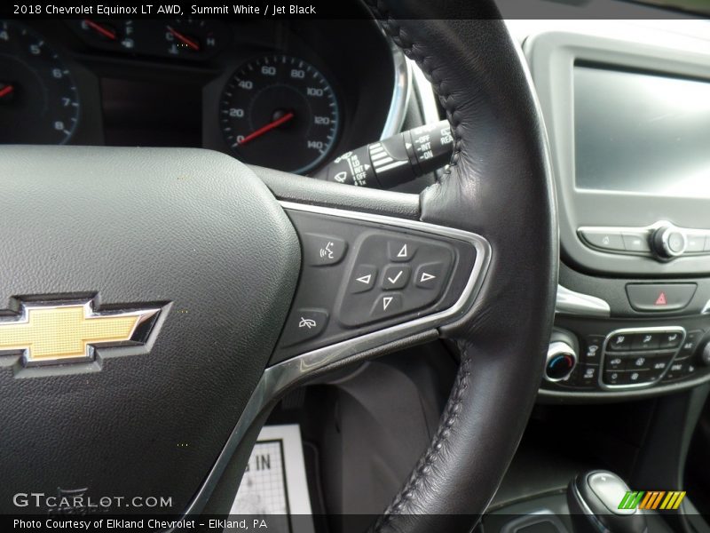 Summit White / Jet Black 2018 Chevrolet Equinox LT AWD