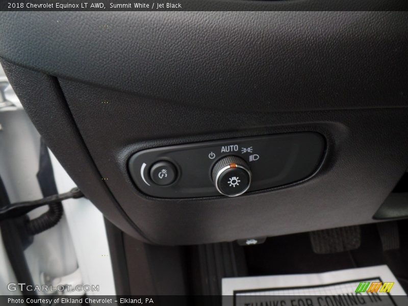 Summit White / Jet Black 2018 Chevrolet Equinox LT AWD