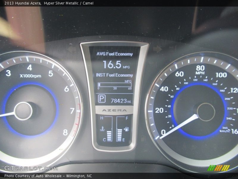 Hyper Silver Metallic / Camel 2013 Hyundai Azera