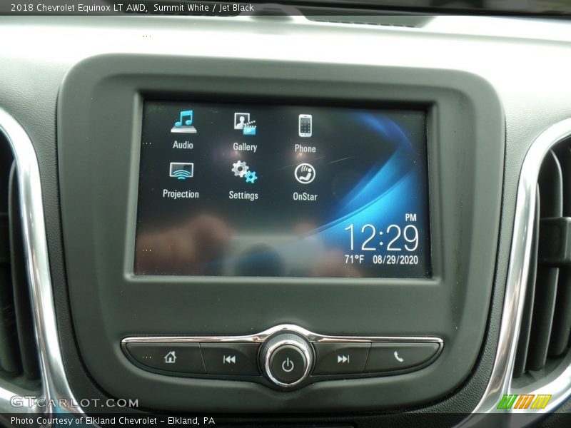 Summit White / Jet Black 2018 Chevrolet Equinox LT AWD