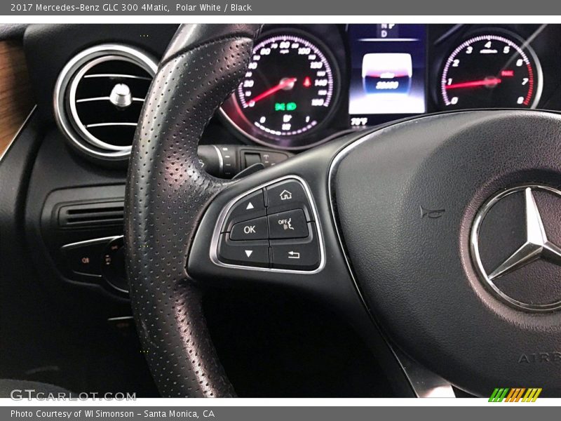 Polar White / Black 2017 Mercedes-Benz GLC 300 4Matic