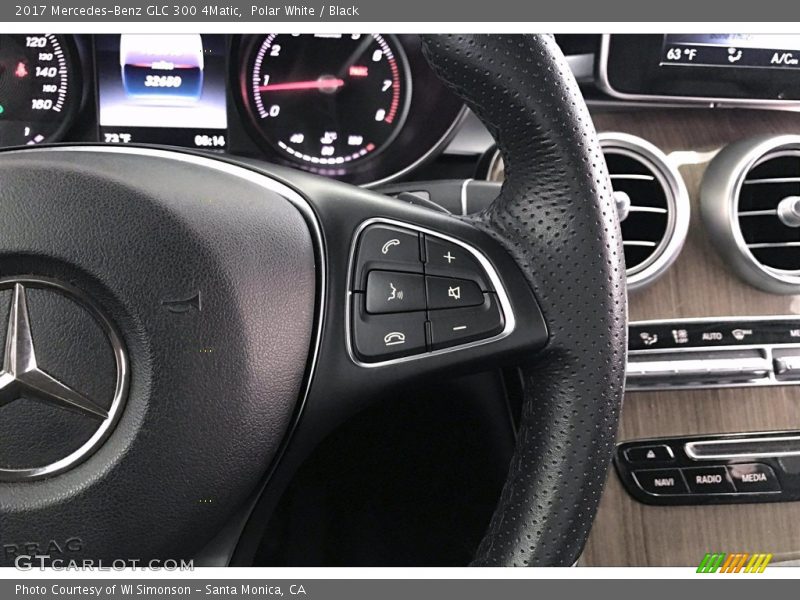 Polar White / Black 2017 Mercedes-Benz GLC 300 4Matic