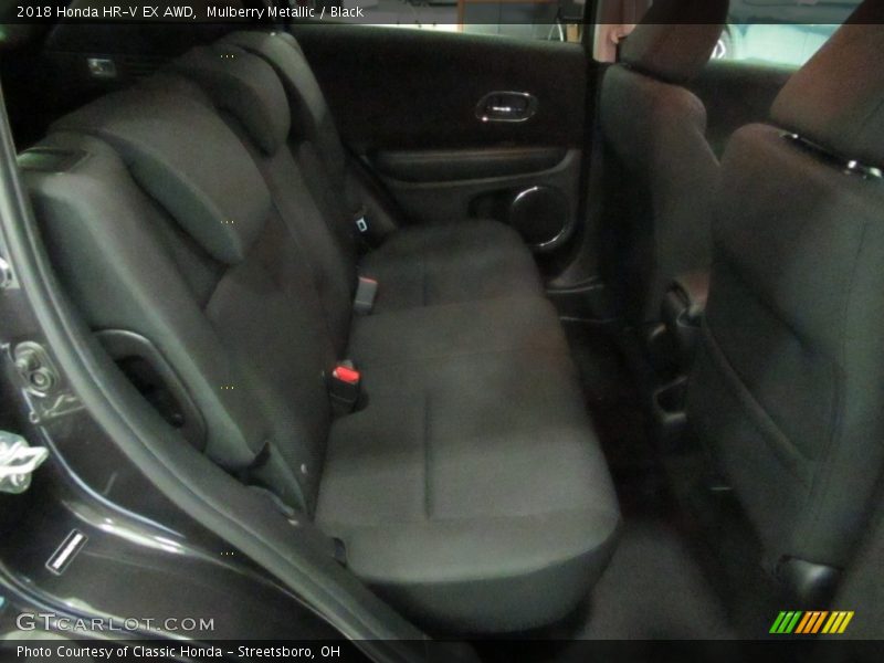Mulberry Metallic / Black 2018 Honda HR-V EX AWD