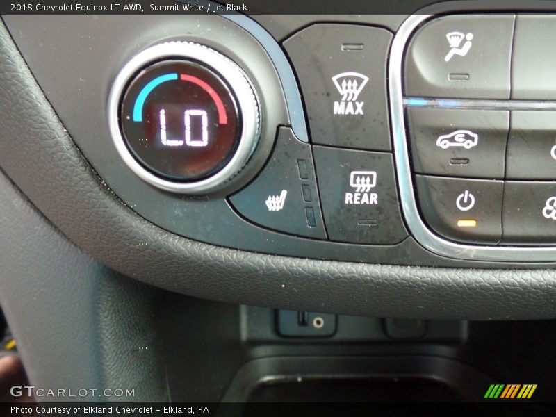 Summit White / Jet Black 2018 Chevrolet Equinox LT AWD