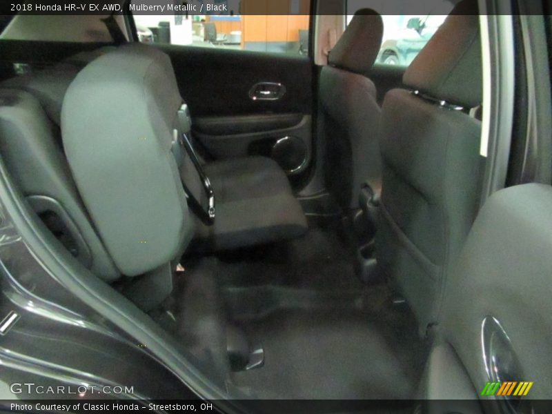 Mulberry Metallic / Black 2018 Honda HR-V EX AWD