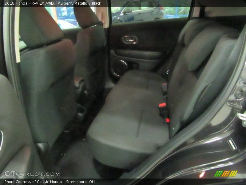 Mulberry Metallic / Black 2018 Honda HR-V EX AWD