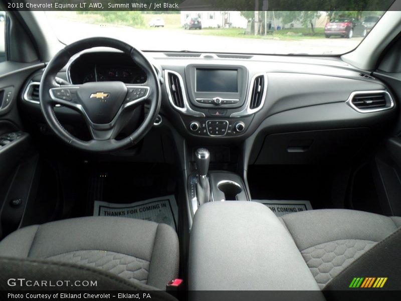 Summit White / Jet Black 2018 Chevrolet Equinox LT AWD