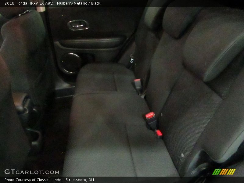 Mulberry Metallic / Black 2018 Honda HR-V EX AWD