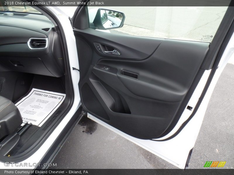Summit White / Jet Black 2018 Chevrolet Equinox LT AWD