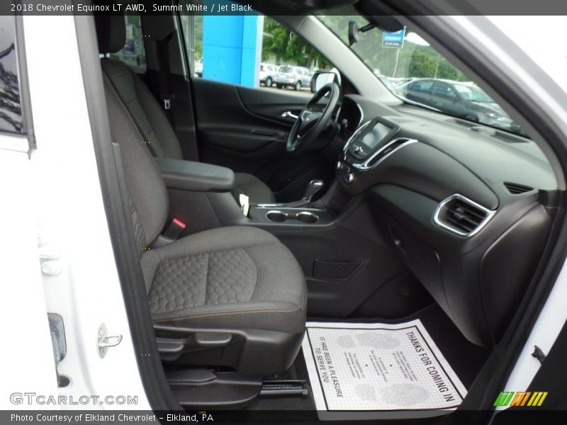 Summit White / Jet Black 2018 Chevrolet Equinox LT AWD