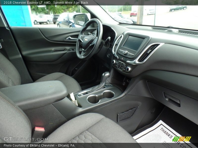 Summit White / Jet Black 2018 Chevrolet Equinox LT AWD