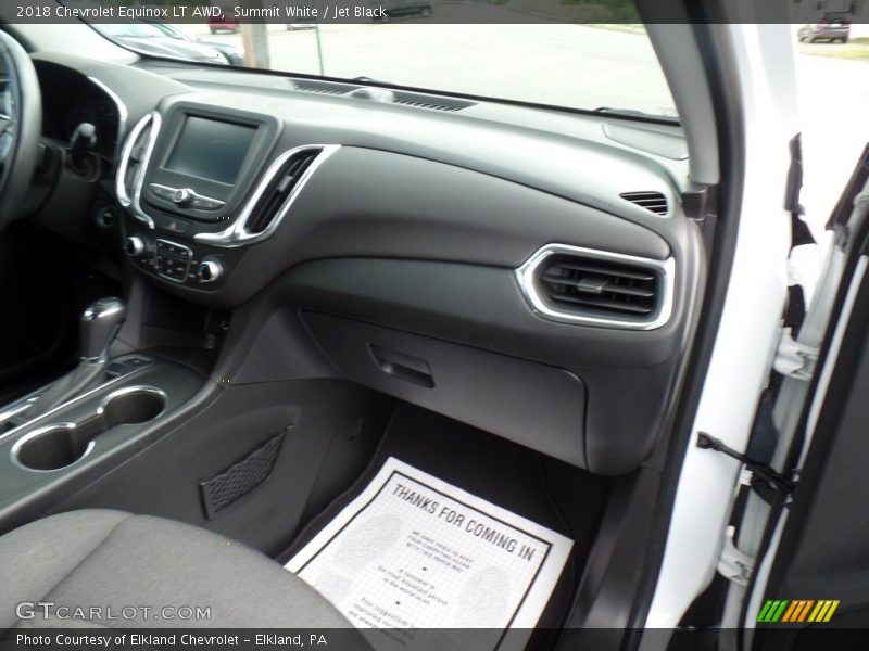 Summit White / Jet Black 2018 Chevrolet Equinox LT AWD
