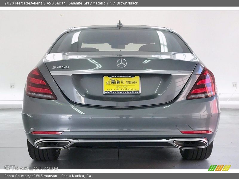 Selenite Grey Metallic / Nut Brown/Black 2020 Mercedes-Benz S 450 Sedan