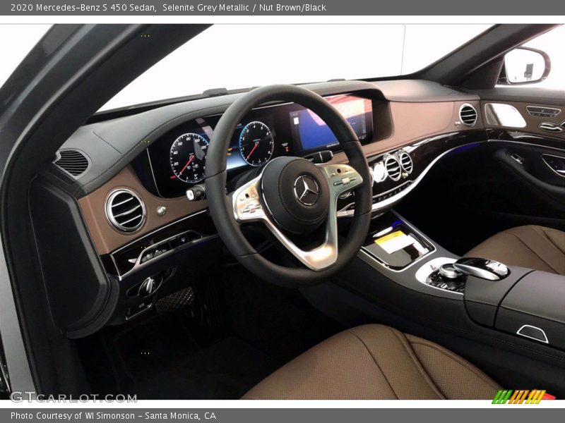 Selenite Grey Metallic / Nut Brown/Black 2020 Mercedes-Benz S 450 Sedan