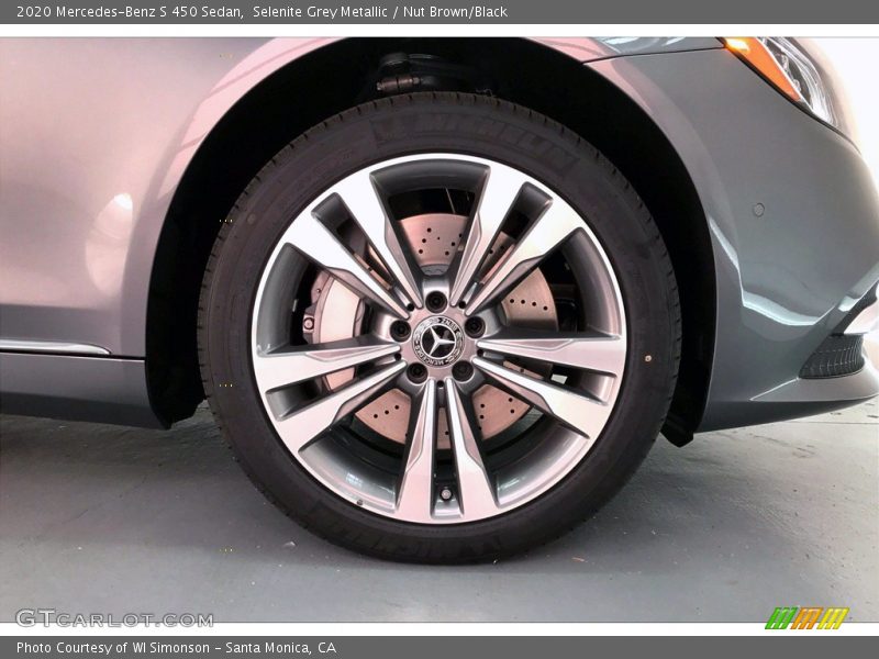 Selenite Grey Metallic / Nut Brown/Black 2020 Mercedes-Benz S 450 Sedan
