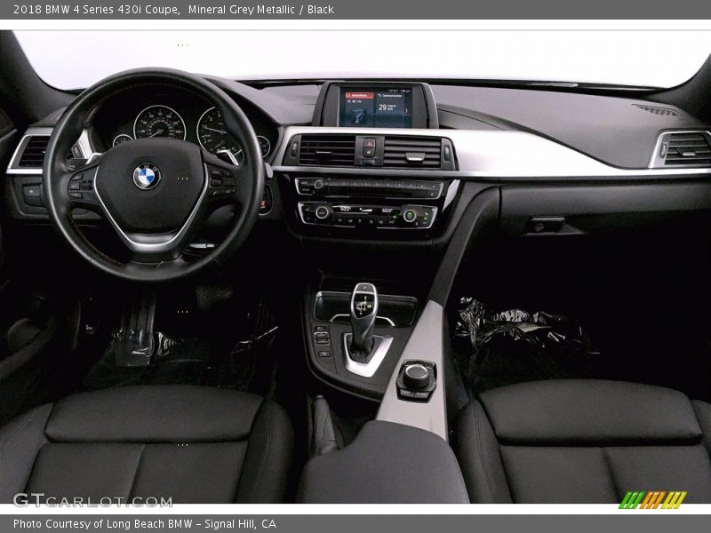 Mineral Grey Metallic / Black 2018 BMW 4 Series 430i Coupe