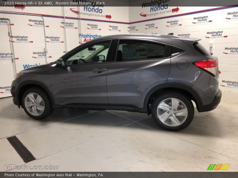Modern Steel Metallic / Black 2020 Honda HR-V EX AWD