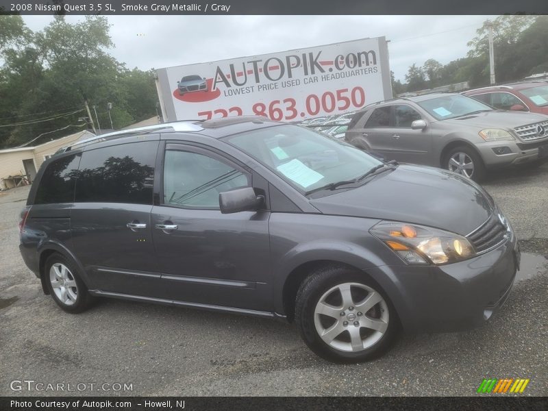 Smoke Gray Metallic / Gray 2008 Nissan Quest 3.5 SL