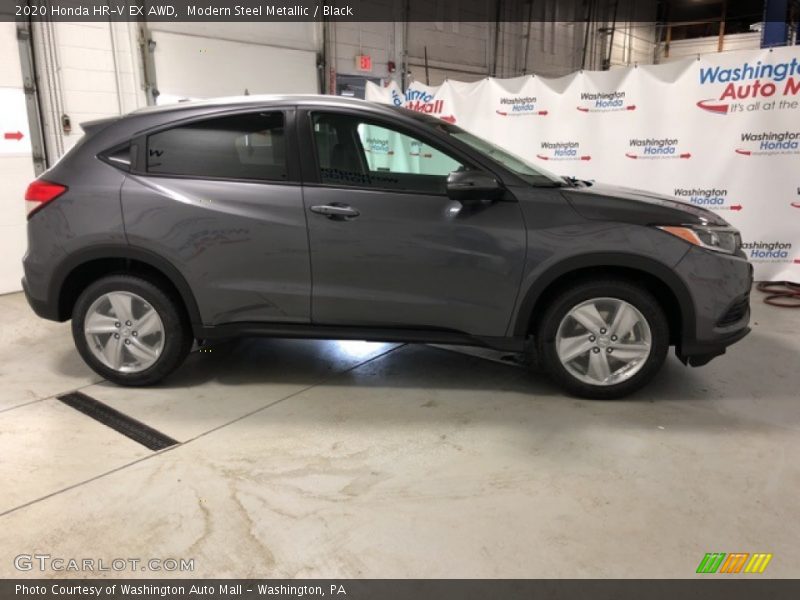 Modern Steel Metallic / Black 2020 Honda HR-V EX AWD
