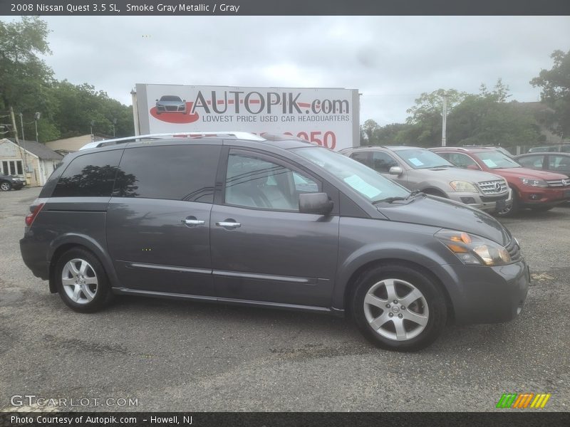 Smoke Gray Metallic / Gray 2008 Nissan Quest 3.5 SL