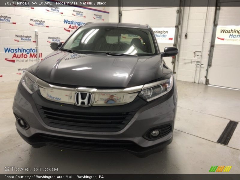 Modern Steel Metallic / Black 2020 Honda HR-V EX AWD