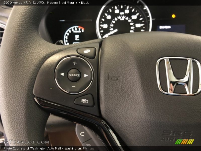 Modern Steel Metallic / Black 2020 Honda HR-V EX AWD