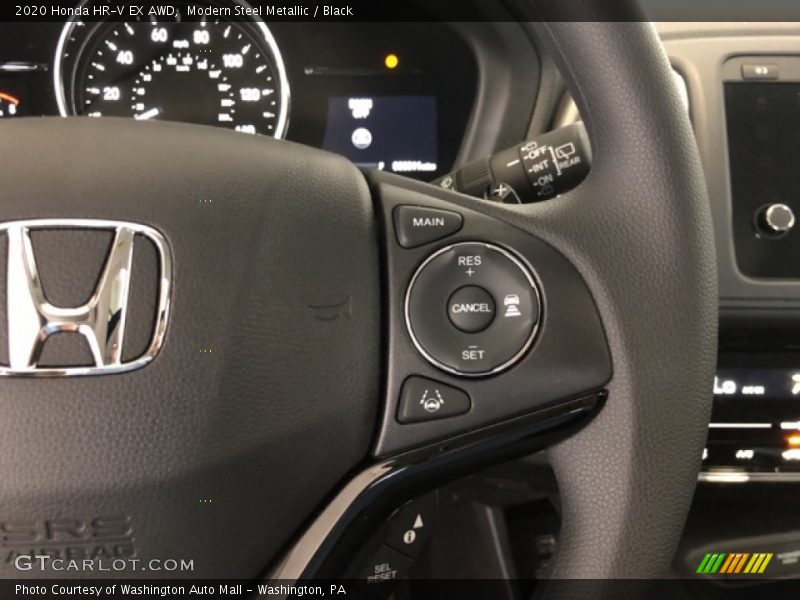 Modern Steel Metallic / Black 2020 Honda HR-V EX AWD