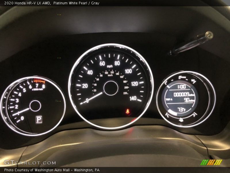 Platinum White Pearl / Gray 2020 Honda HR-V LX AWD