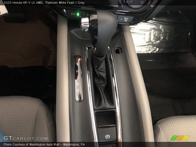 Platinum White Pearl / Gray 2020 Honda HR-V LX AWD