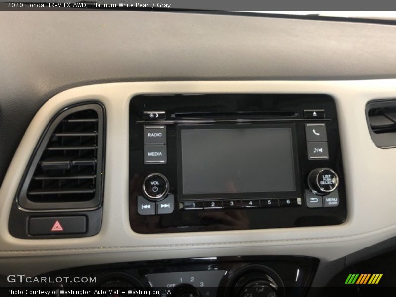 Platinum White Pearl / Gray 2020 Honda HR-V LX AWD