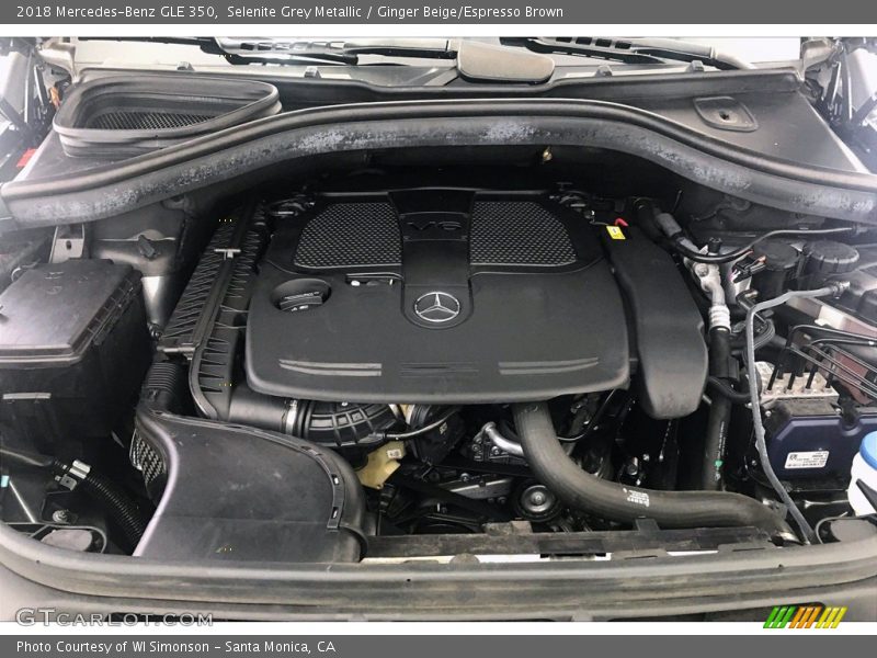 Selenite Grey Metallic / Ginger Beige/Espresso Brown 2018 Mercedes-Benz GLE 350